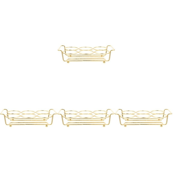 4pcs Bar Shot Glass Rack Liquor Bottle Holder Metal Cup Rack Shot Glass Organizer Wine Glass Rack