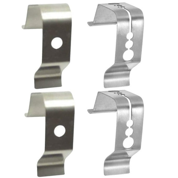4pcs Barbecue Grill Probes Clips Stainless Steel Thermometer Clips BBQ Tools