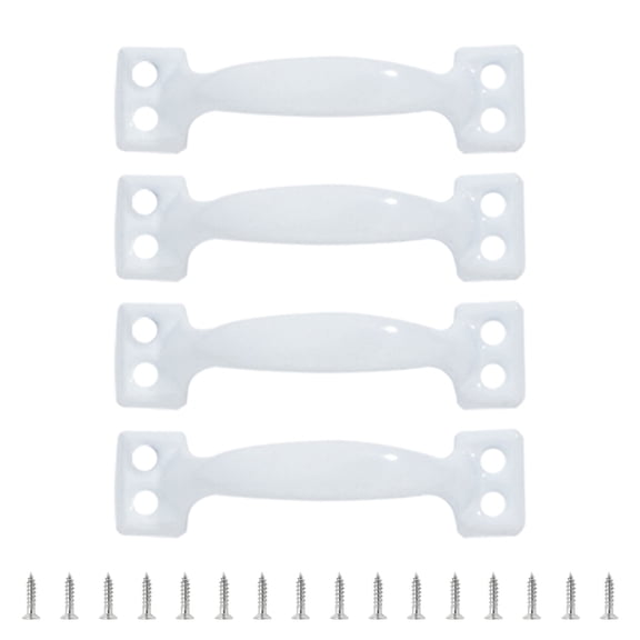 4pcs Barn Door Drawers Handles Bows-Shaped Metal Wardrobe Cabinet Pulls Iron Furniture Knob for Home Decoration