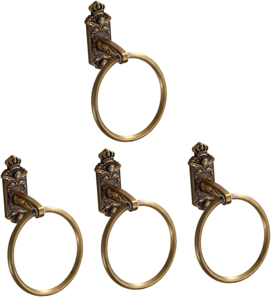 4pcs Bathroom Towel Rack Towel Organizer for Closet Wall Mount Towel