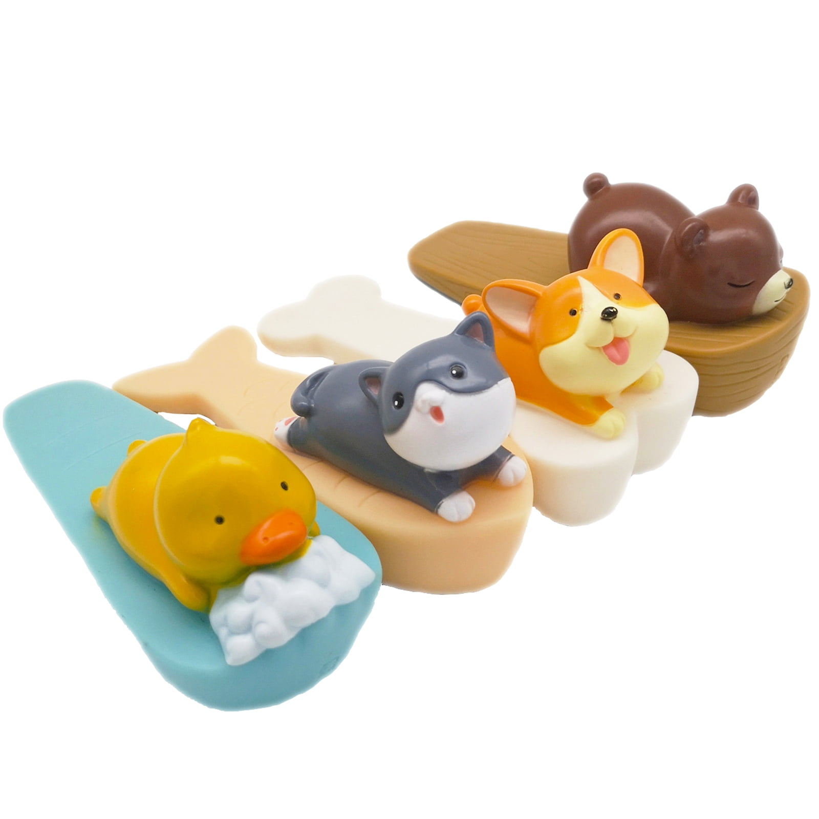 4pcs Bear Duck Cat Dog Door Stopper Animal Cute Door Stop Decorative