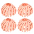 4pcs Bird Nest Hair Clip Simple Retractable Glossy Hair Bun Clip Hair