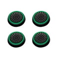 thumbnail image 1 of 4pcs Black/Green Silicone Thumbstick Grips Caps Analog by Insten for Xbox 360 Xbox One Sony PlayStation 2 3 4 Controller, 1 of 10