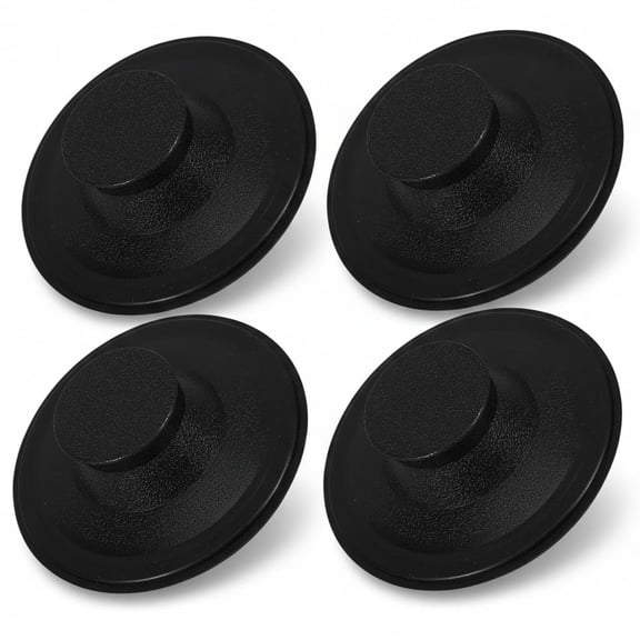 4pcs Black Rubber Gutter Cover for Sink Odor Prevention and Efficient Drainage in Kitchen 1 Piece