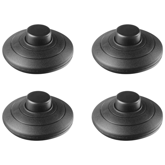 4pcs Black in-Line Lamp Foot Switch Push Power Pedal Light FootSwitch