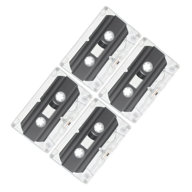 4pcs Blank Audio Cassette Tapes 30minute Recordable Cassette Tapes