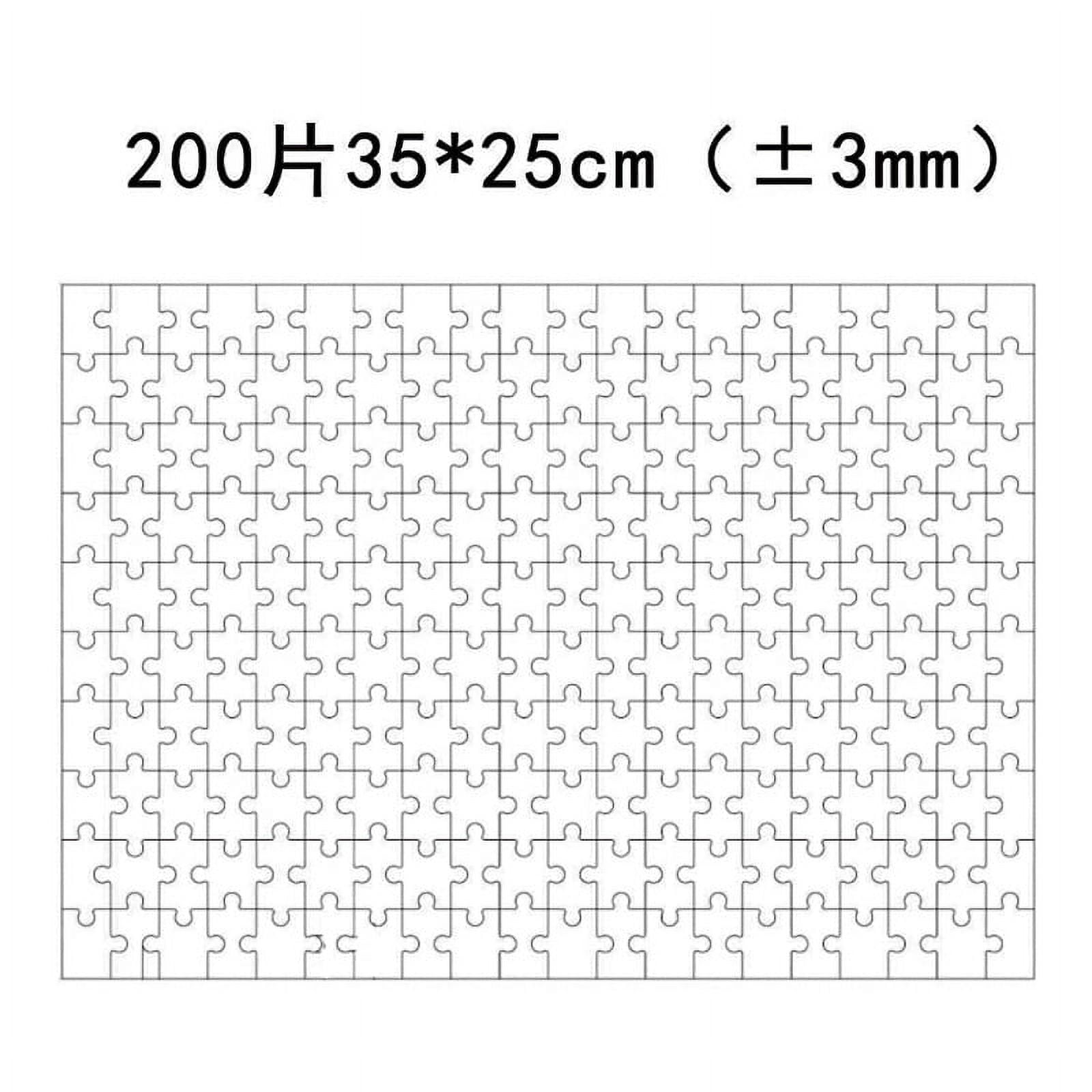 4pcs Blank Sublimation Puzzle Blank Jigsaw Puzzle Heat Press Transfer
