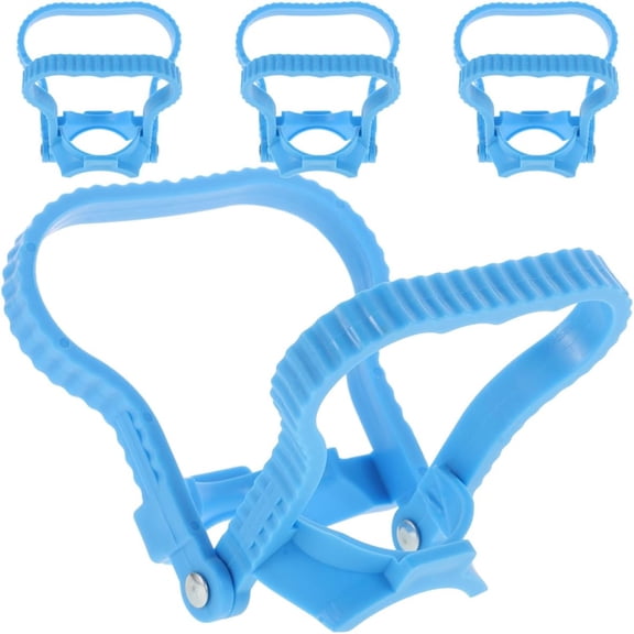 4pcs Bottle Grip Heavy Duty Water Jug Handle Carrier Lifter Ergonomic Anti-slip Design for Effortless Lifting of Water Containers and Buckets
