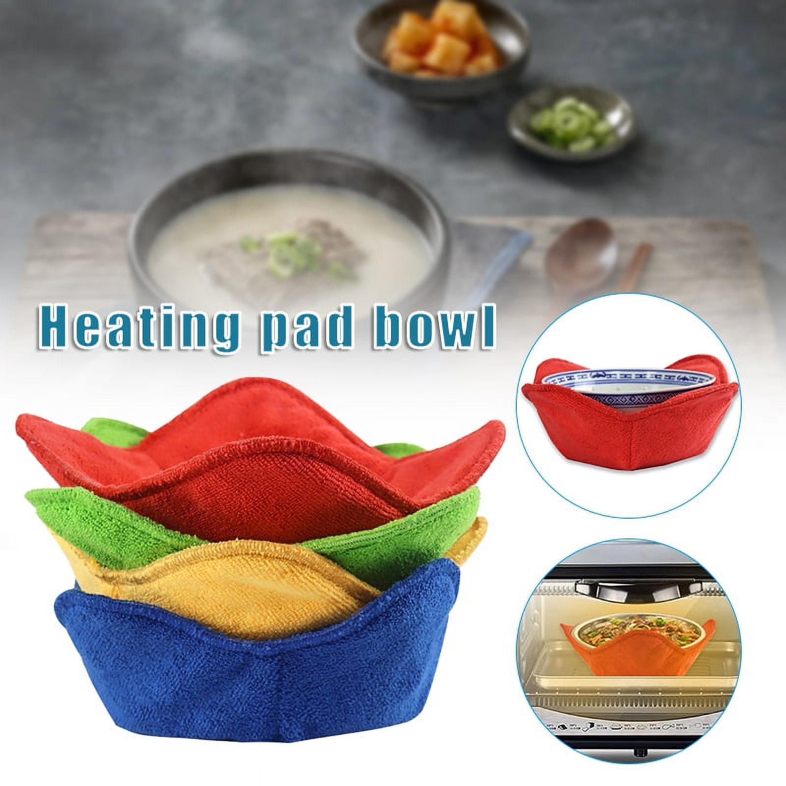 4pcs Bowl Huggers Microwave Safe Bowl Holder Heat Resistant Bowl Cozy