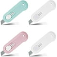 thumbnail image 1 of 4pcs Box Opener, Fixed Slot Parcel Cutter Retractable Box Opener for Cardboard, for Packaging Boxes, Parcels, and Envelopes, 1 of 5