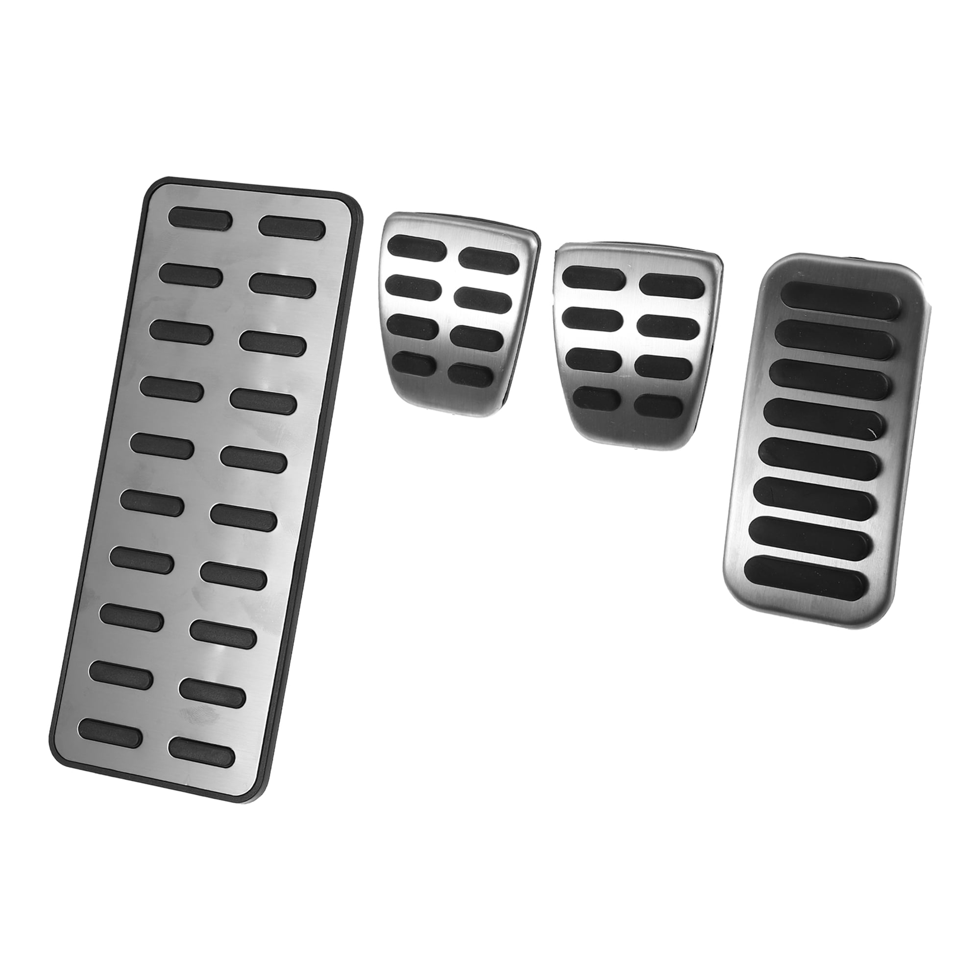 Car Accessories For FORD EcoSport Accelerator/Gas/Brake/Antiskid Aluminium  Pedal Pad, Footrest MT pedals Plate Covers