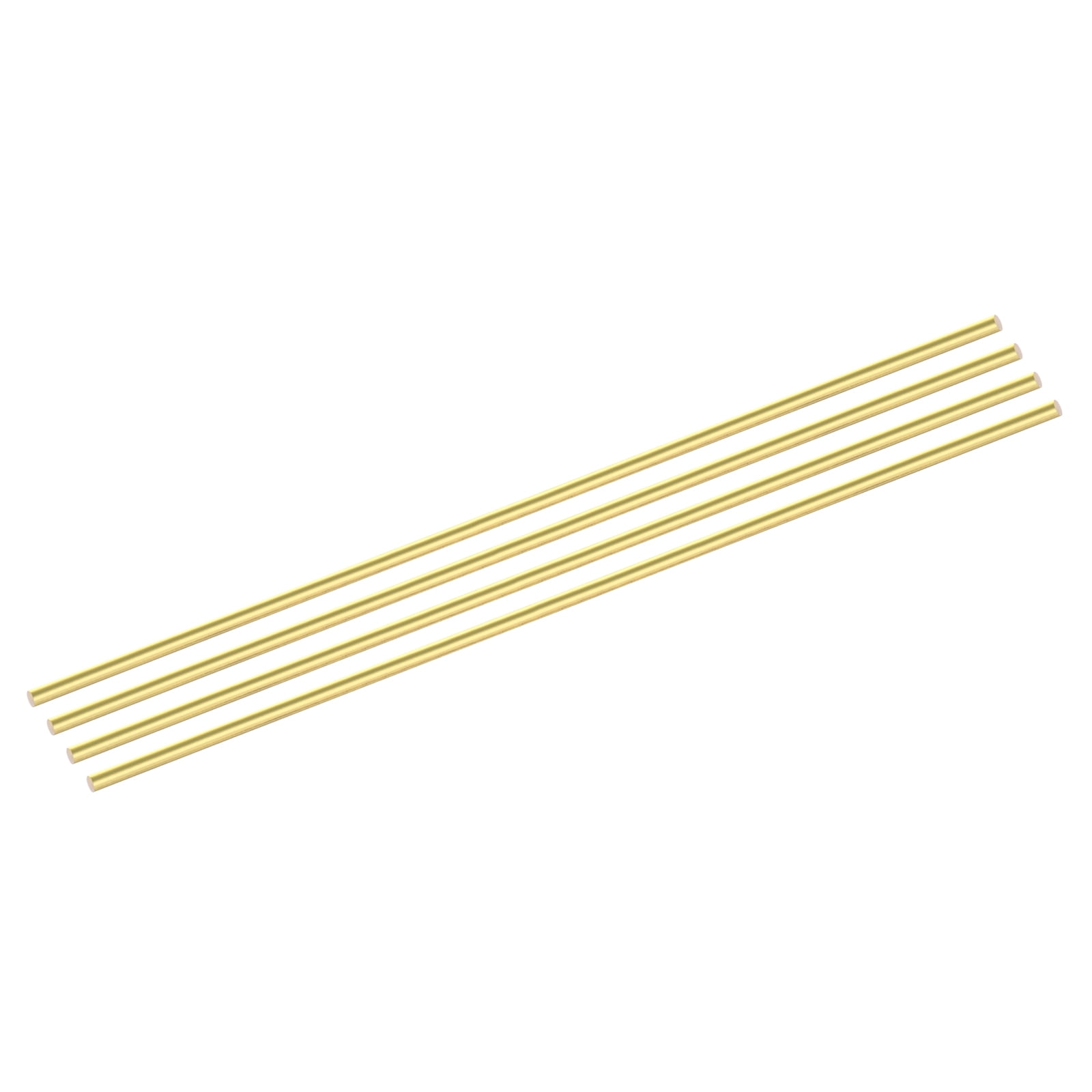 Model Plane Rods Uxcell 4Pcs Brass Rods 0.16 x 11.81