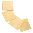 thumbnail image 1 of 4pcs Brass Sheets Brass Plates DIY Projects Brass Materials Wear-Resistant Versatile Brass Plates for Crafts Electrical Work and Repairs, 1 of 8