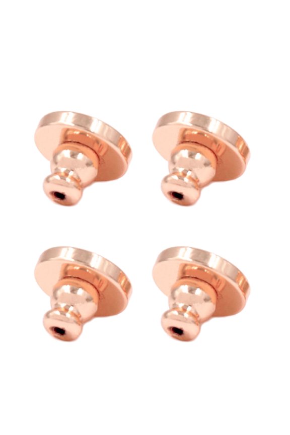 4pcs Bullet Clutch Earring Backs for Studs Versatile Earrings Stoppers Pierced Safety Backings Earnut Stopper