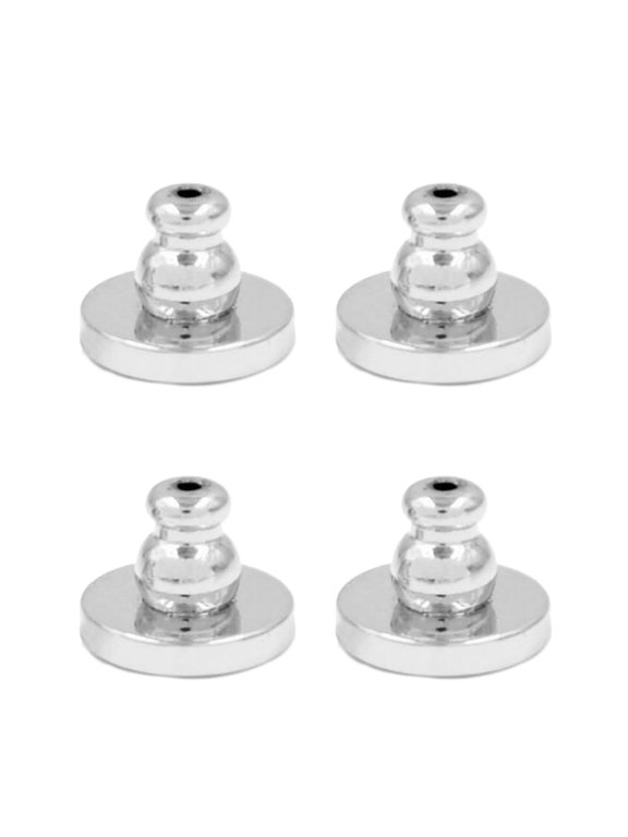 4pcs Bullet Clutch Earring Backs for Studs Versatile Earrings Stoppers Pierced Safety Backings Earnut Stopper