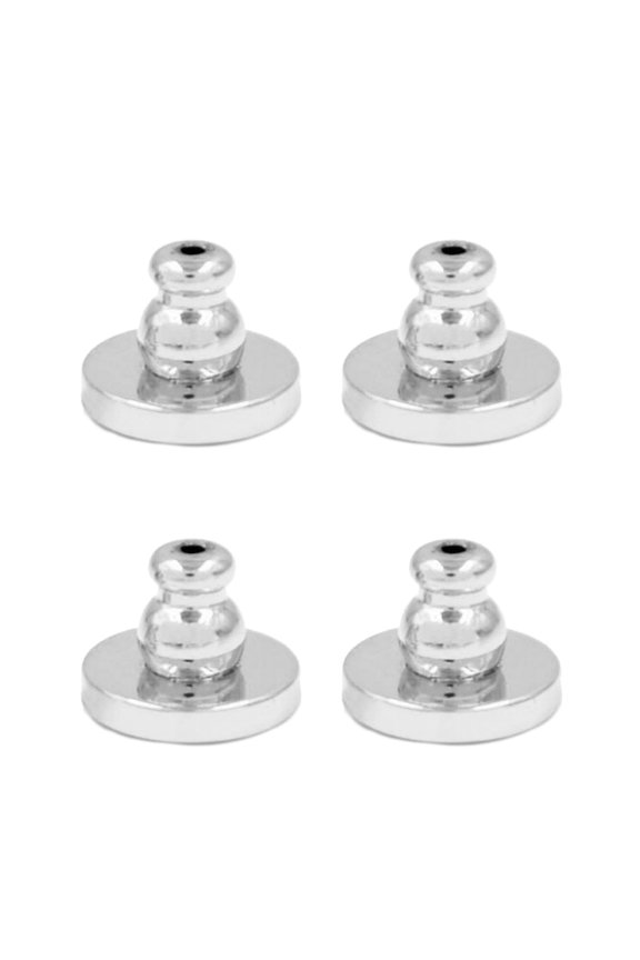 4pcs Bullet Clutch Earring Backs for Studs Versatile Earrings Stoppers Pierced Safety Backings Earnut Stopper