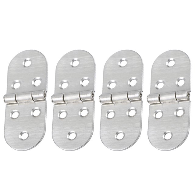 4pcs Butler Tray Hinge Stainless Steel Computer Desk Hinge Heavy Duty