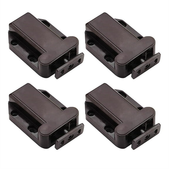 4pcs Cabinet Plastic Touch Latch Plastic Push Touch Latch Safe Touch Latch for Home