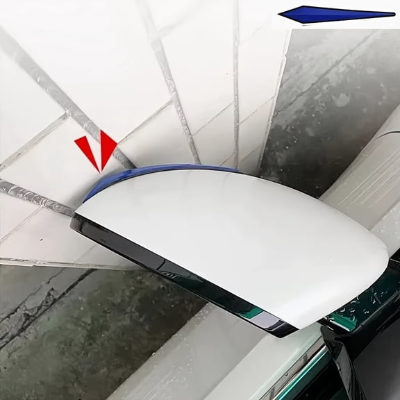 4pcs Car Antis-scratch Protective Sticker Body Bumper Anti-collision Protection Door Rearview Mirror Edge Guard Rubber Strip