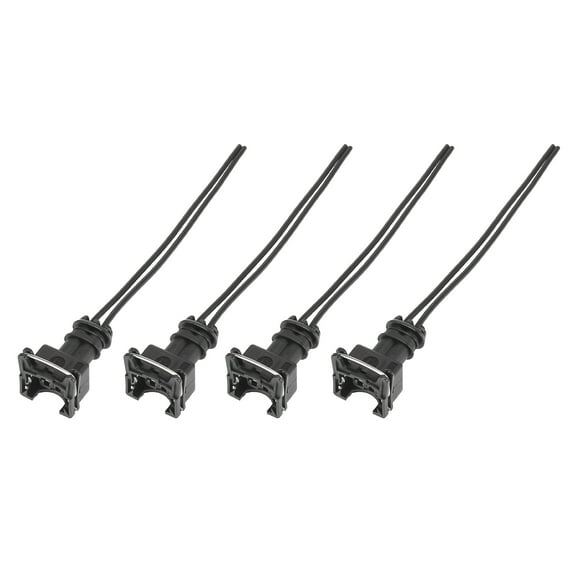 4pcs Car Auto Fuel Injector Connector Cable for EV1 for OBD1 Fuel Injector Plug Harness Pigtail Wire