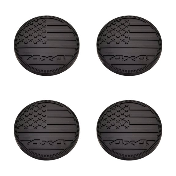 4pcs Car Body Rear Trunk Emblem Decal Sticker Metal Badge 4X4 Flag Badge