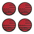 thumbnail image 1 of 4pcs Car Body Rear Trunk Emblem Decal Sticker Metal Badge 4X4 Flag Badge, 1 of 10