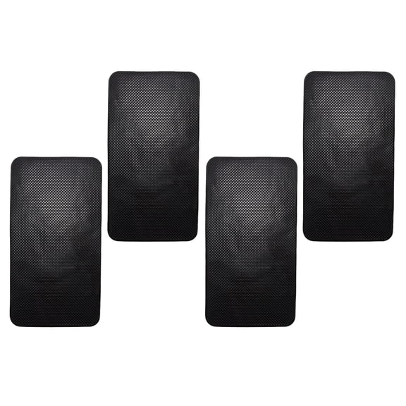 COSMOBETTY 4Pcs Black Auto Dashboard Pad Non Skid Mat Multi Functional Grip Pads for Car Accessories