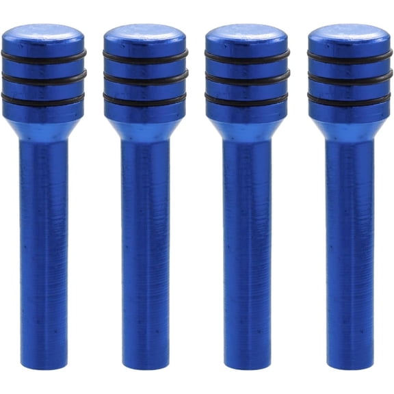 4pcs (Blue)Car Door Lock Knobs Interior Door Lock Knob Aluminum Alloy Inner Door Lock Pull Pins Universal for Vehicles with Hole Diameter of M4x0.7mm Thread