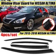 thumbnail image 1 of 4pcs Car Door Window Vent Visor Deflector Sun Rain Guard Shade For Nissan For Altima Sedan 2013-2020 Awning Decoration Body Kit, 1 of 7