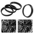 thumbnail image 1 of 4pcs Car Hub Centric Rings Car Wheel Bore Center Plastic Spacer Ring 66.6mm OD To 57.1mm ID Wheel Center Cap, 1 of 6