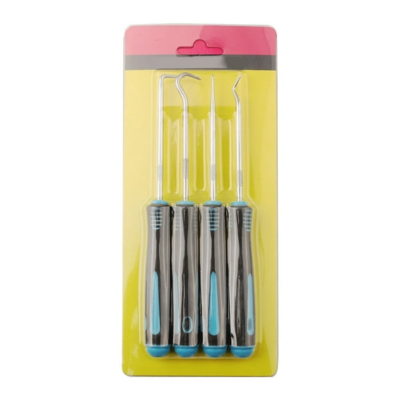 4pcs Car Pick & Hook Tool O Ring Oil Seal Gasket Puller Remover Craft Hand Tools For Separating Wires Removing Small Fuses