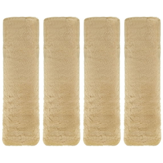 4pcs Car Seat Belt Pad Soft Fiber Seatbelt Shoulder Strap Covers Comfortable Driving Cushion Universal Car Accessories for Car, Light Tan