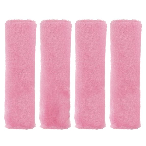 4pcs Car Seat Belt Pad Soft Fiber Seatbelt Shoulder Strap Covers Comfortable Driving Cushion Universal Car Accessories for Car, Pink
