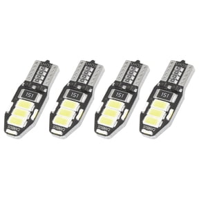 4pcs Car T10 LED Light White 5630 Canbus Error Free Car LED License Plate Light Bulb Lamp Plastic Vehicle