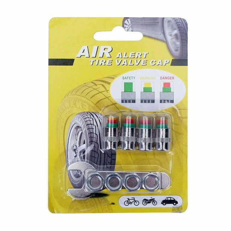 Car tire pressure monitor valve stem caps discount