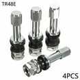 thumbnail image 1 of 4pcs Car Tire Valve TR48E Bolt-in Car Tubeless Wheel Tire Valve Stem Dust Cap, 1 of 4