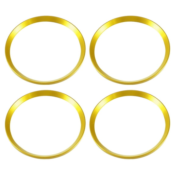 4pcs Car Wheel Rim Center Cap Hub Rings Cover Replacement for Mazda 3 CX-30 Gold Tone