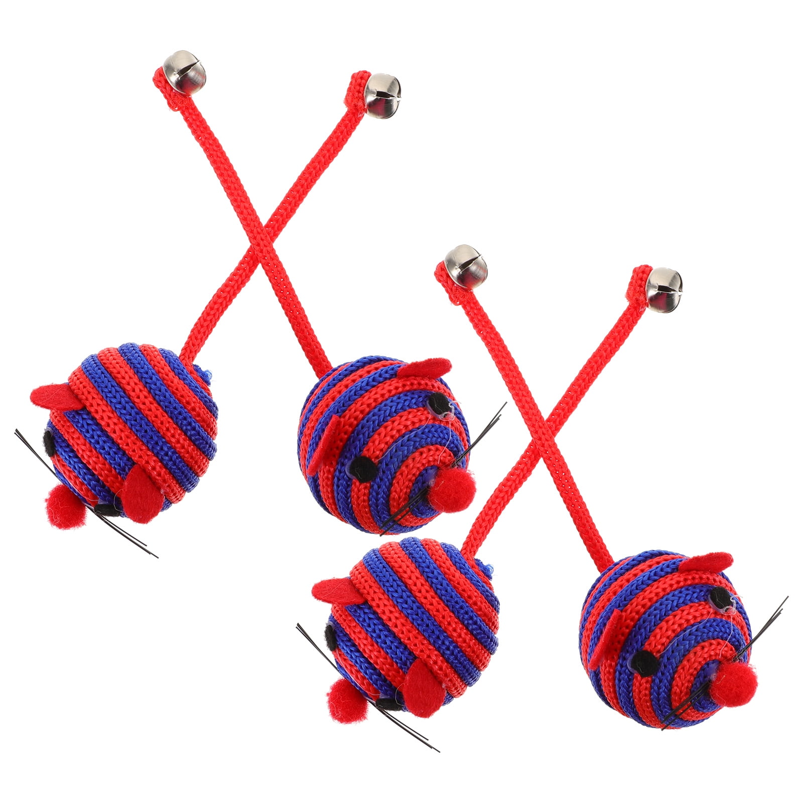 4pcs Cat Toys Catnip Toys Mouse Toys Cat Enrichment Toys Kitten Toys