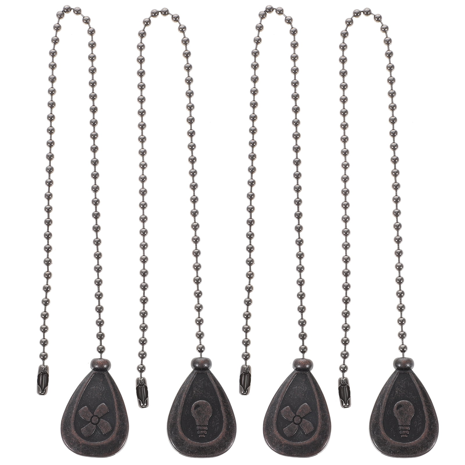 4pcs Ceiling Fan Pull Chain Replacement Pull Chain Extension Light