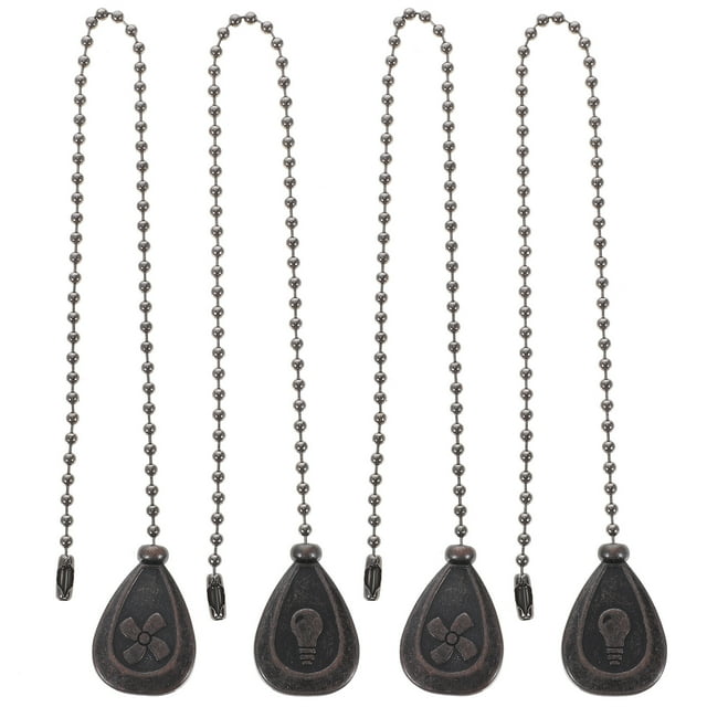 4pcs Ceiling Fan Pull Chain Replacement Pull Chain Extension Light