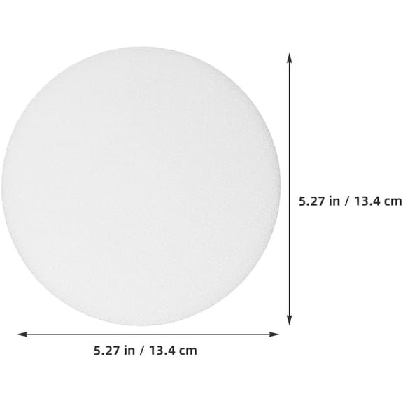 4pcs Ceiling Light Diffuser Shades, 5" Plastic Round Spotlight Diffuser Anti-Glare Downlight Covers Eye Protective Light Accessories DIY Shield for Led Downlight Spotlight, Frosted White (5.27Inch)