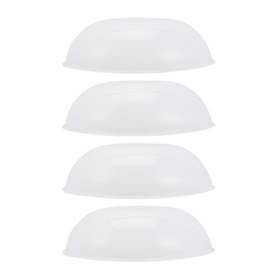 4pcs Ceiling Light Cover Shade LED Diffuser for Hallway Corridor Balcony Round Plastic Lampshade