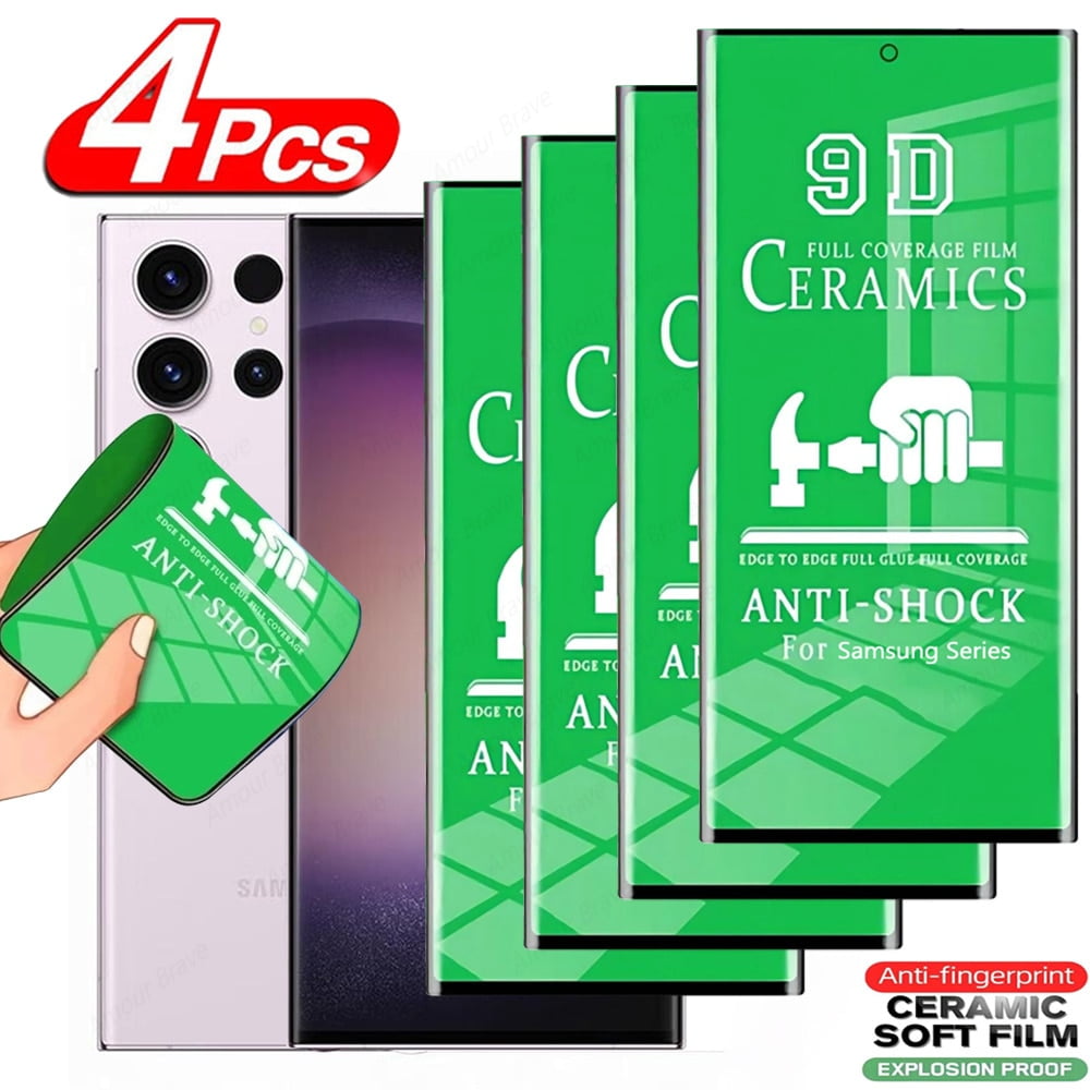 4pcs Ceramic Film Screen Protector For Samsung Galaxy S24 S23 Ultra S22