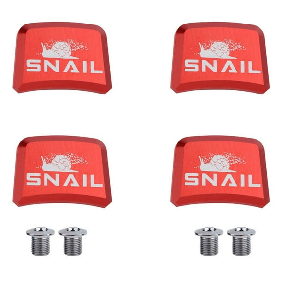 4pcs Chainring Bolts MTB Road Bike Single Speed Screws Square Aluminum Nut