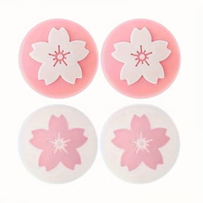 4pcs Cherry Blossom Thumb Grip Caps for Nintendo Switch, Switch OLED, and Switch Lite - Stylish Joystick Covers