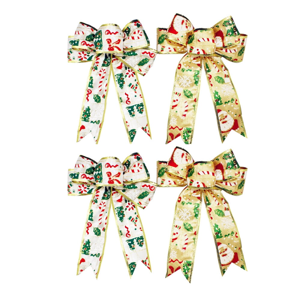 Seasonal Holiday Tree Gift Wrap Pom-Pom Ribbon 108 Long 