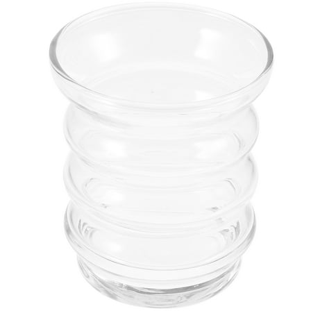 4pcs Clear Glass Tea Light Candle Holders Aromatherapy Candle Jar for Wedding Party