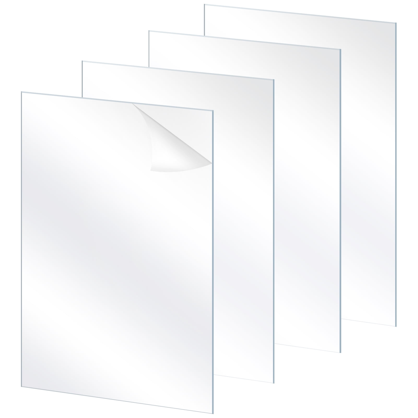 Silver Shiny Acrylic Plexiglass Sheet Opaque Plastic Square Panel Shinning  Board for DIY,Sign,Cricut Cutting,Advertising,Decor - AliExpress