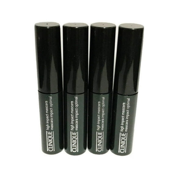 4pcs Clinique High Impact Mascara 01 Black For Women 3.5ml Unboxed