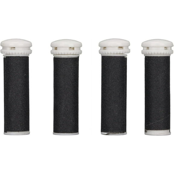 4pcs Coarse Replacement Roller Refill Heads Pedicure Rasp Foot File Cracked Skin Corns Callus Remover Refill for Electronic Callus Remover Pedicure File Tool